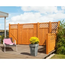 Zaunserie Mainau Anschluss links 90 x 180/95 cm