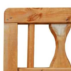 Zaunteil Ornament geölt 180 x 180 cm